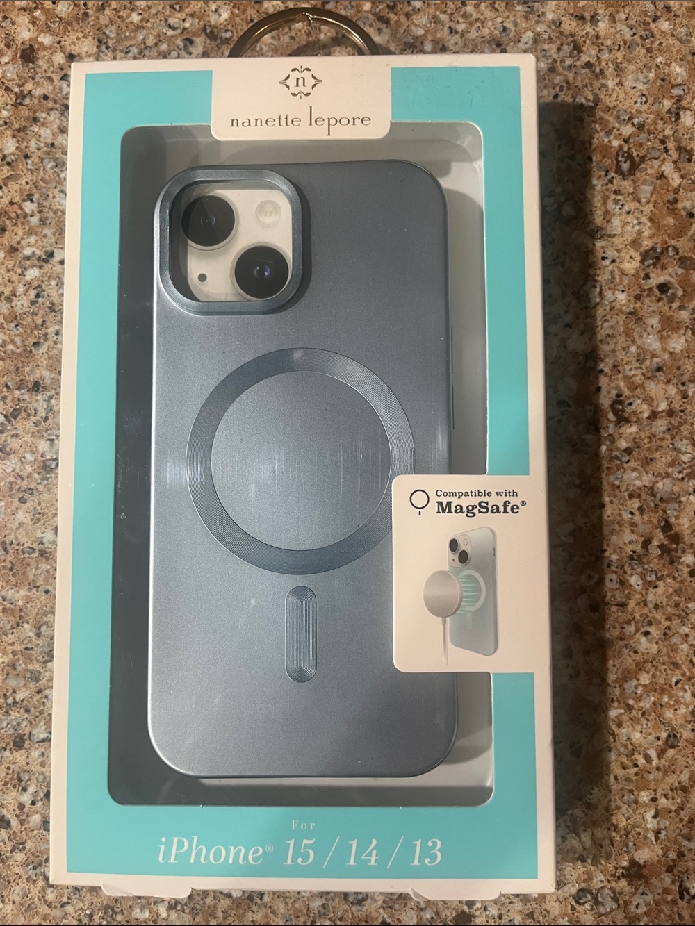 Nanette Lepore Slate Blue MagSafe iPhone Case